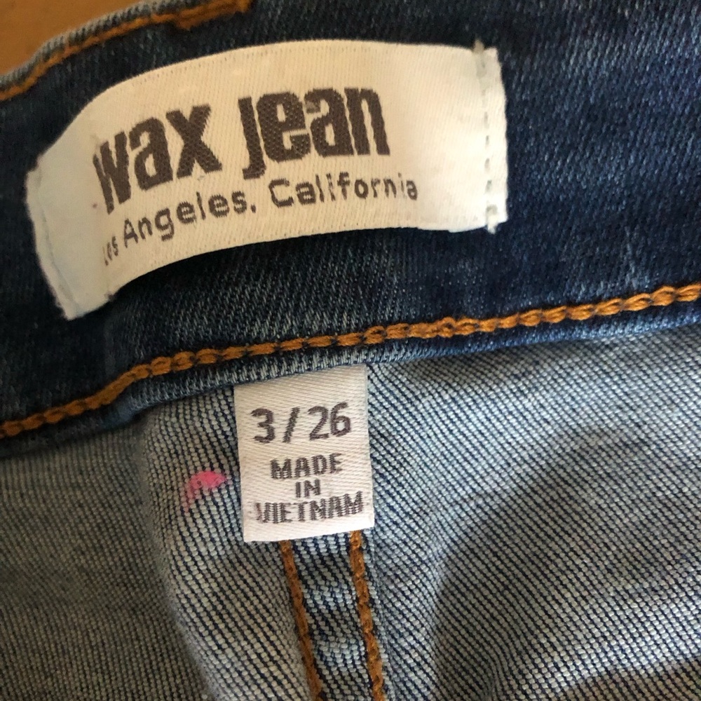 Wax Jean Women's Classic Blue Jeggings - Picture 3 of 4